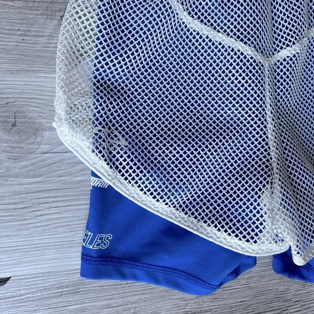 LF mesh overlay bike shorts size XS NWT